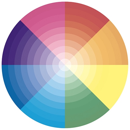 magenta colour wheel