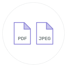 pdf and jpg icon